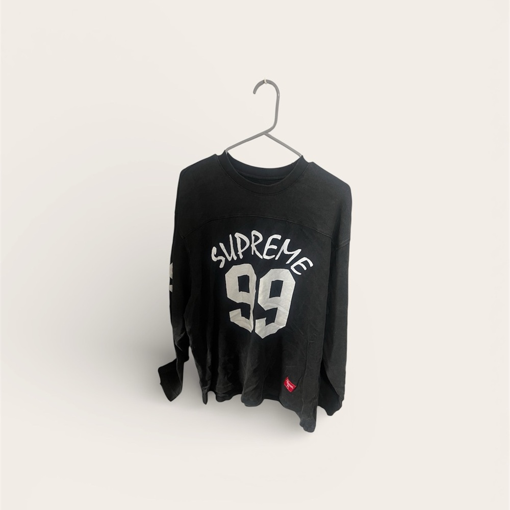 Supreme Black and White Graphic Long Sleeve